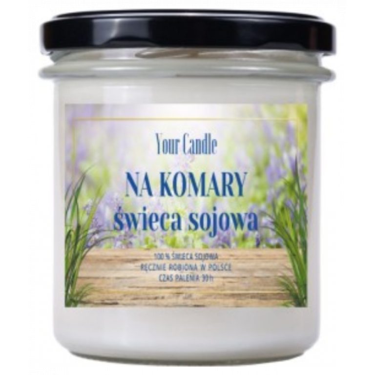 ŚWIECA SOJOWA NA KOMARY 300 ml - YOUR CANDLE (PRODUKT SEZONOWY)