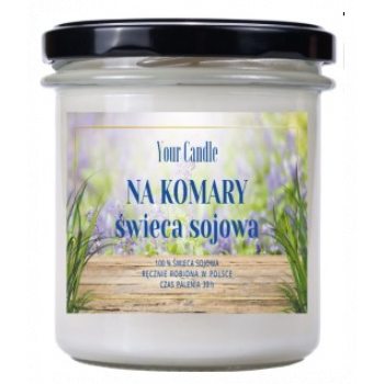 ŚWIECA SOJOWA NA KOMARY 150 ml - YOUR CANDLE (PRODUKT SEZONOWY)