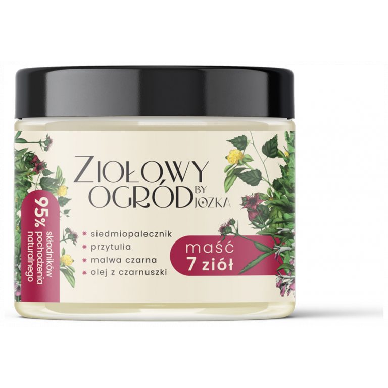 MAŚĆ 7 ZIÓŁ DO SKÓRY WRAŻLIWEJ 90 ml - ZIOŁOWY OGRÓD BY JOZKA (DARY NATURY)