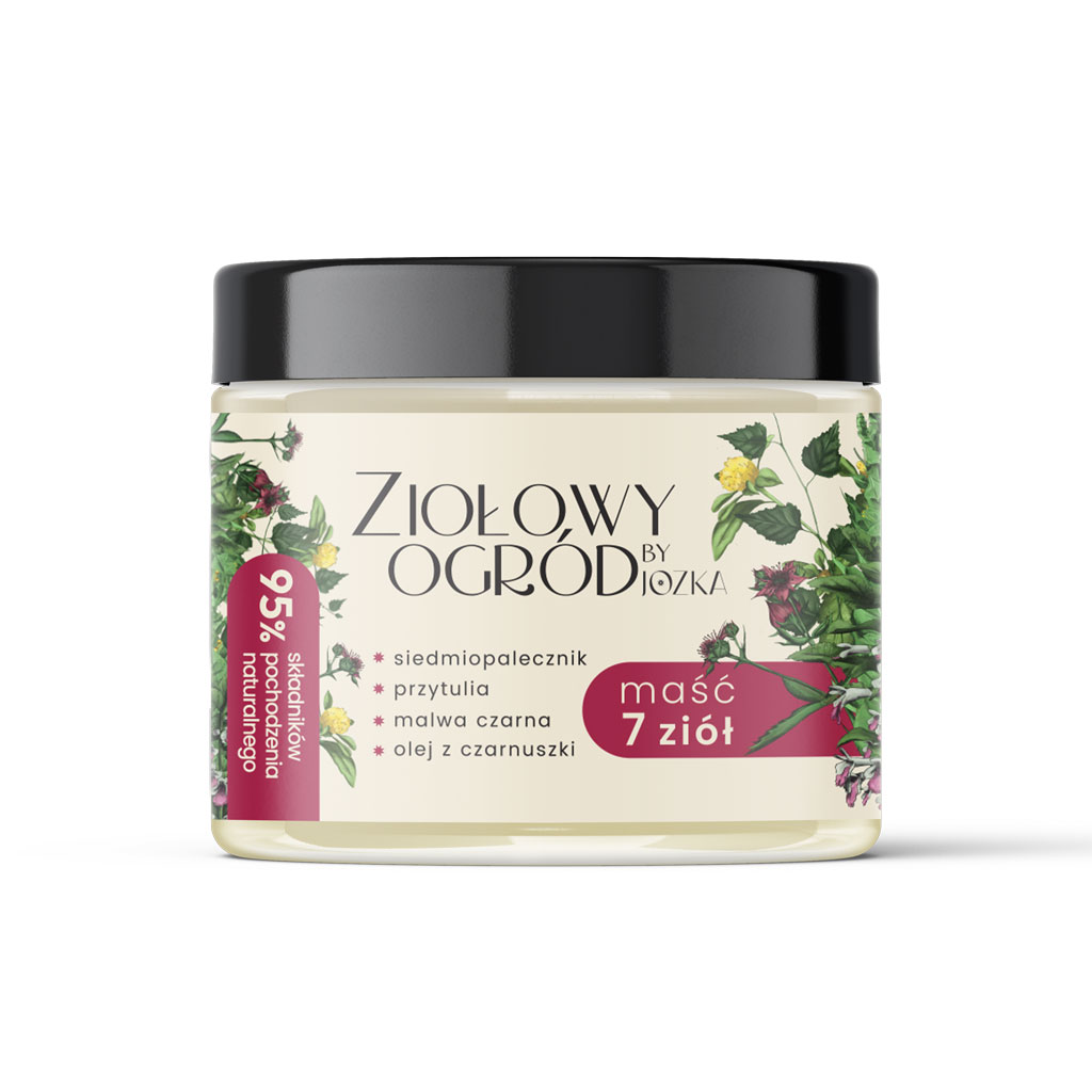 MAŚĆ 7 ZIÓŁ DO SKÓRY WRAŻLIWEJ 90 ml - ZIOŁOWY OGRÓD BY JOZKA (DARY NATURY)