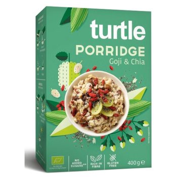 OWSIANKA Z JAGODAMI GOJI I NASIONAMI CHIA BEZGLUTENOWA BIO 400 g - TURTLE