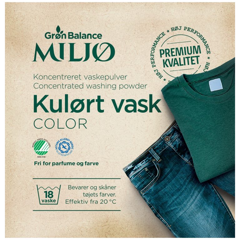PROSZEK DO PRANIA KOLOROWYCH UBRAŃ (KONCENTRAT) ECO 785 g (18 PRAŃ) - GRON BALANCE