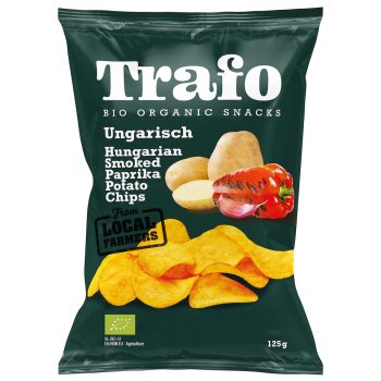 CHIPSY ZIEMNIACZANE Z PAPRYKĄ WĘDZONĄ BIO 125 g - TRAFO