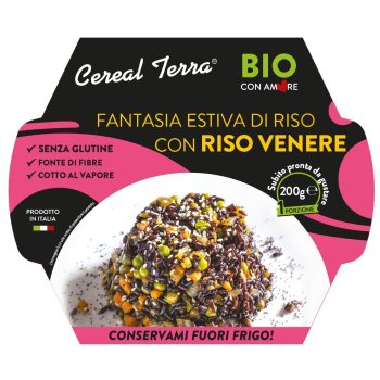 SAŁATKA RYŻOWA Z WARZYWAMI BEZGLUTENOWA BIO 200 g - CEREAL TERRA