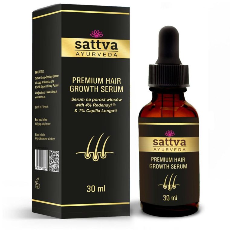 SERUM NA POROST WŁOSÓW 30 ml - SATTVA (AYURVEDA)