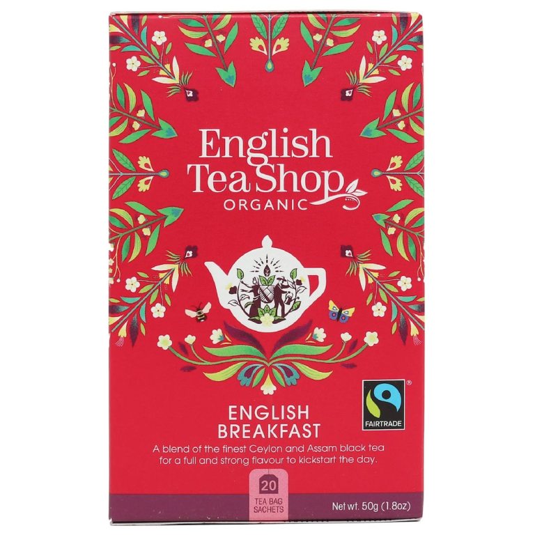 HERBATA CZARNA ENGLISH BREAKFAST FAIR TRADE BIO (20 x 2