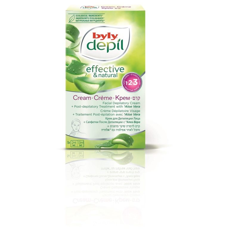 KREM DO DEPILACJI TWARZY ALOE VERA W SASZETKACH - BYLY