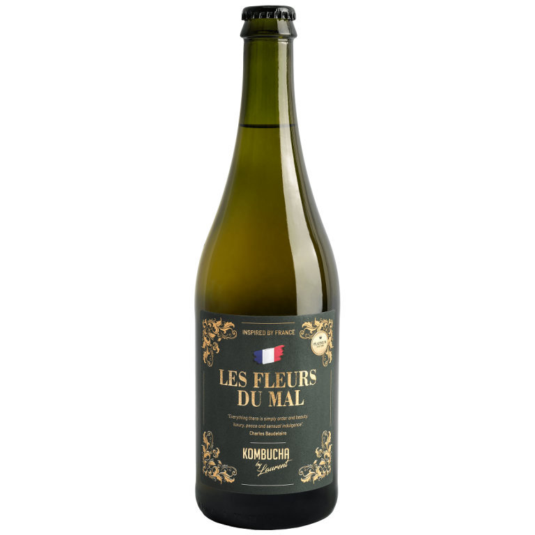 KOMBUCHA O SMAKU LAWENDY I ROZMARYNU (CHARLES BAUDELAIRE) BIO 750 ml - KOMBUCHA BY LAURENT (PLATINIUM)
