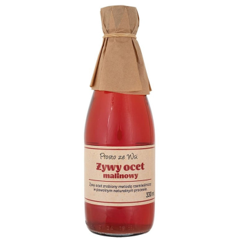 OCET MALINOWY ŻYWY 330 ml - PROSTO ZE WSI