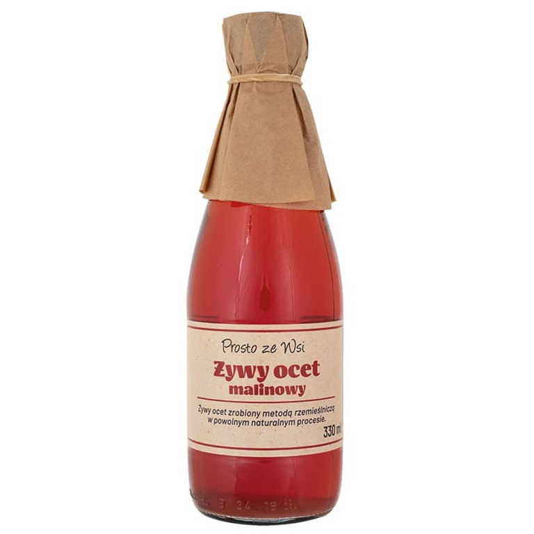 OCET MALINOWY ŻYWY 330 ml - PROSTO ZE WSI