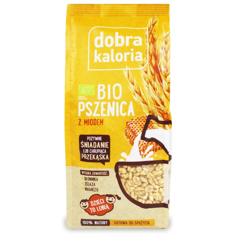 PSZENICA EKSPANDOWANA Z MIODEM BIO 140 g - DOBRA KALORIA