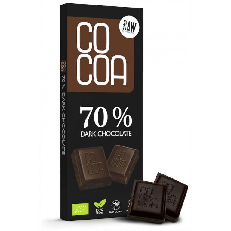 CZEKOLADA GORZKA 70 % BIO 40 g - COCOA