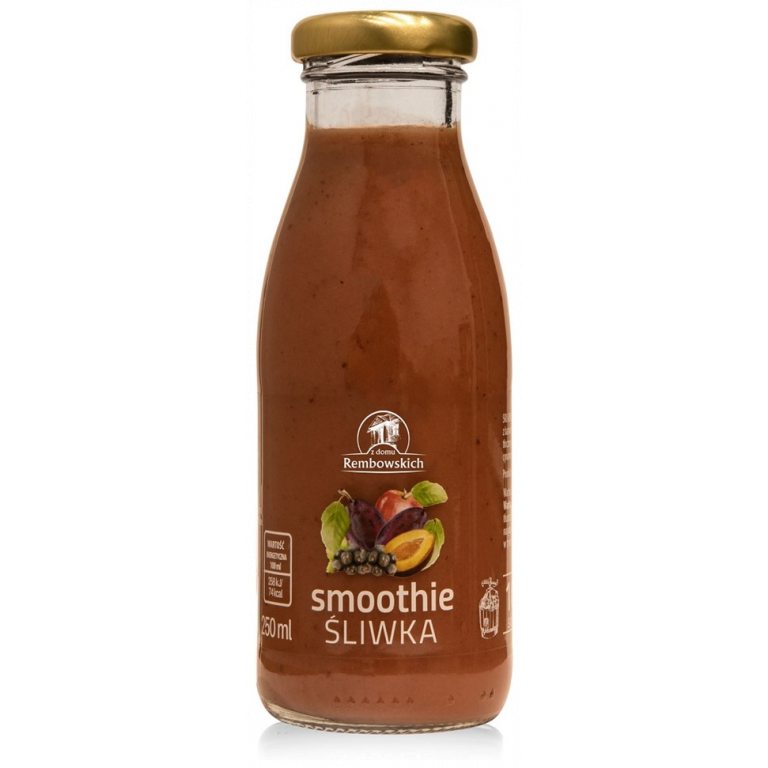 SMOOTHIE ŚLIWKA - JABŁKO - CZARNA PORZECZKA 250 ml - REMBOWSCY