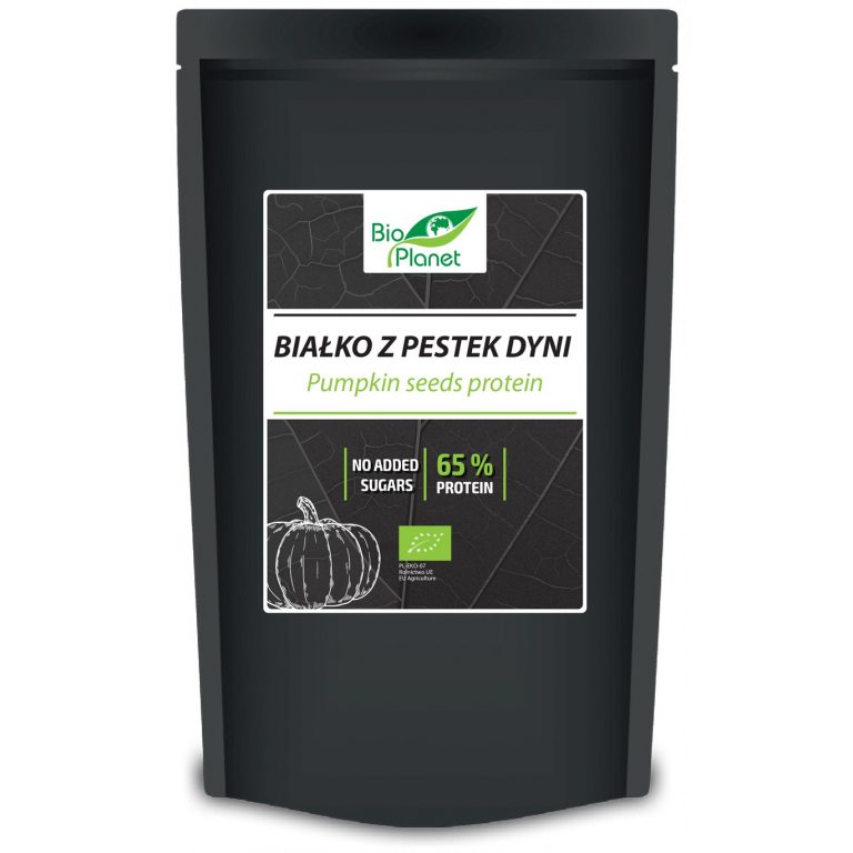 BIAŁKO Z PESTEK DYNI BIO 500 g - BIO PLANET