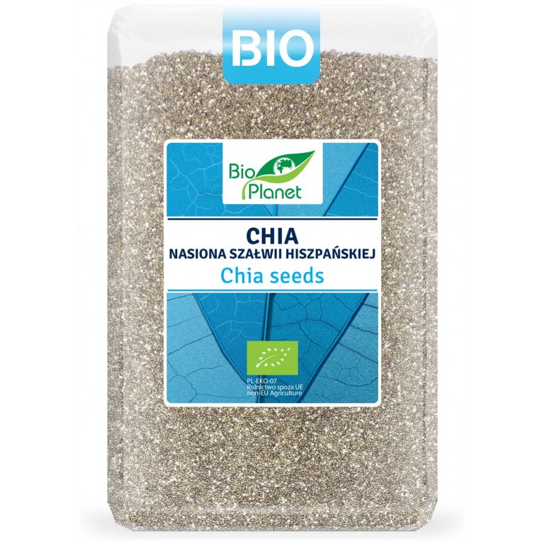 CHIA - NASIONA SZAŁWII HISZPAŃSKIEJ BIO 2 kg - BIO PLANET