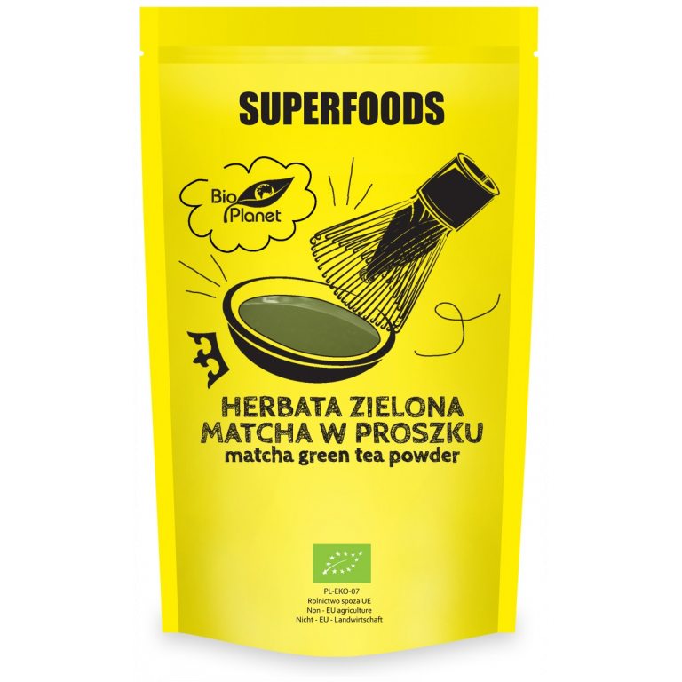 HERBATA ZIELONA MATCHA BIO 100 g - BIO PLANET