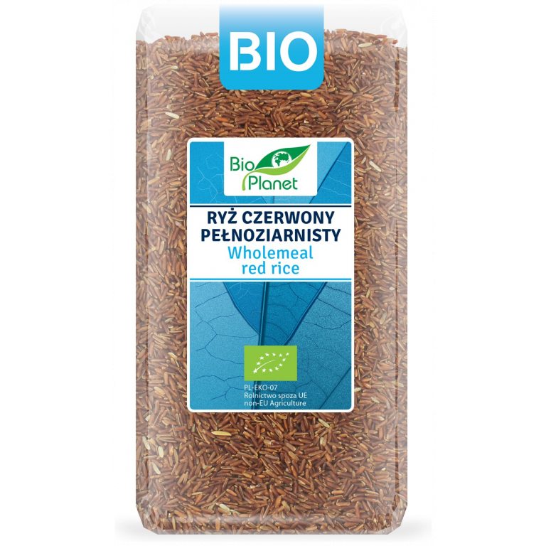 RYŻ CZERWONY PEŁNOZIARNISTY BIO 500 g - BIO PLANET