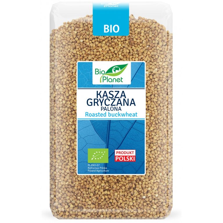 KASZA GRYCZANA PALONA BIO 1 kg - BIO PLANET