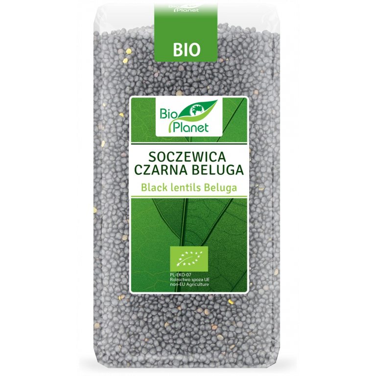 SOCZEWICA CZARNA BELUGA BIO 500 g - BIO PLANET