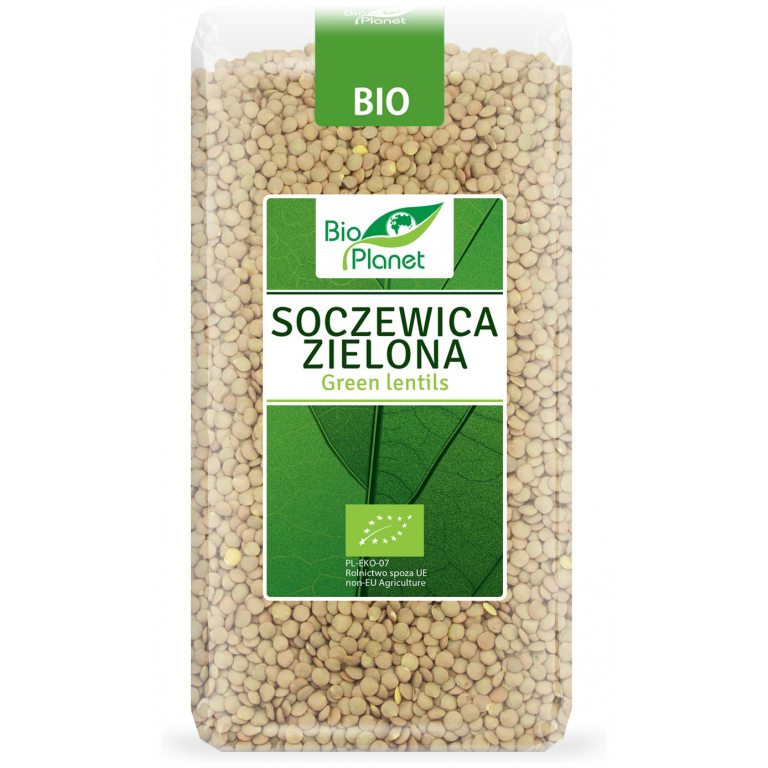 SOCZEWICA ZIELONA BIO 500 g - BIO PLANET