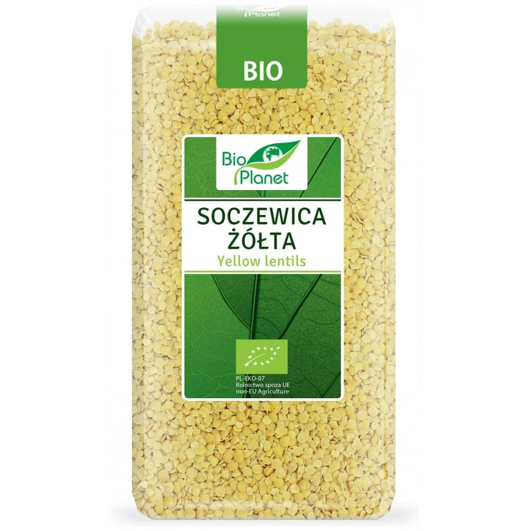 SOCZEWICA ŻÓŁTA BIO 500 g - BIO PLANET