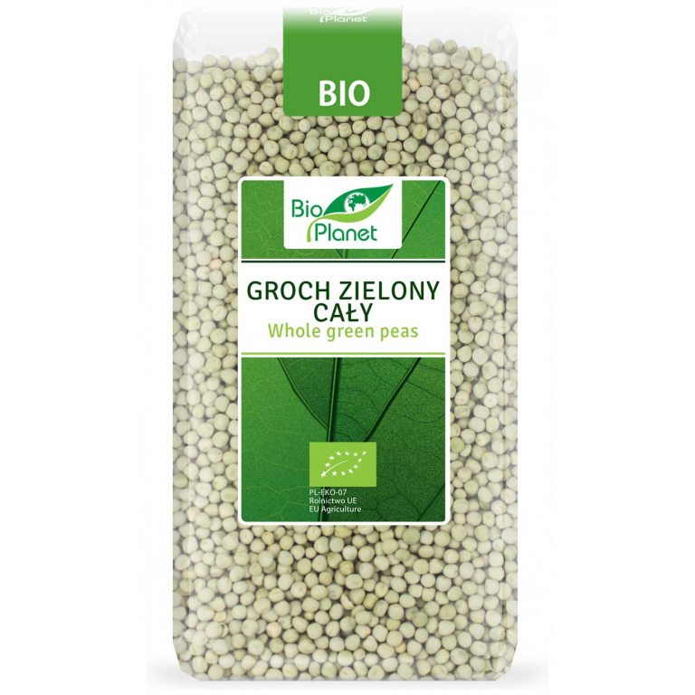 GROCH ZIELONY CAŁY BIO 500 g - BIO PLANET