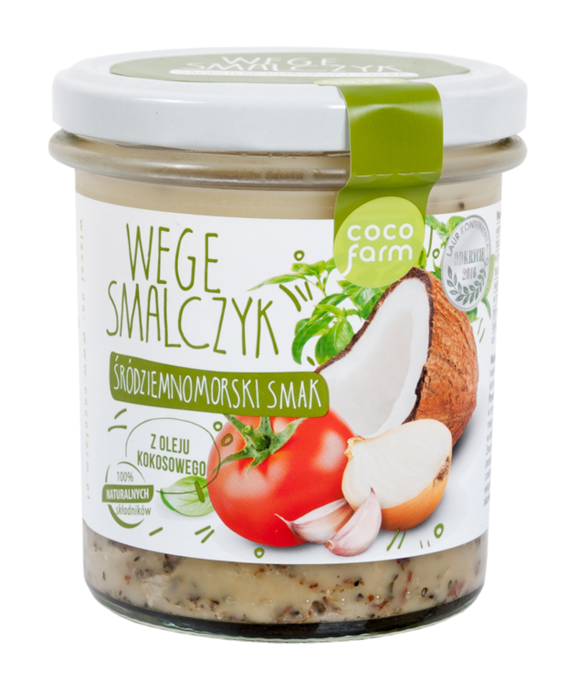 SMALCZYK WEGAŃSKI W STYLU ŚRÓDZIEMNOMORSKIM 260 g - COCO FARM