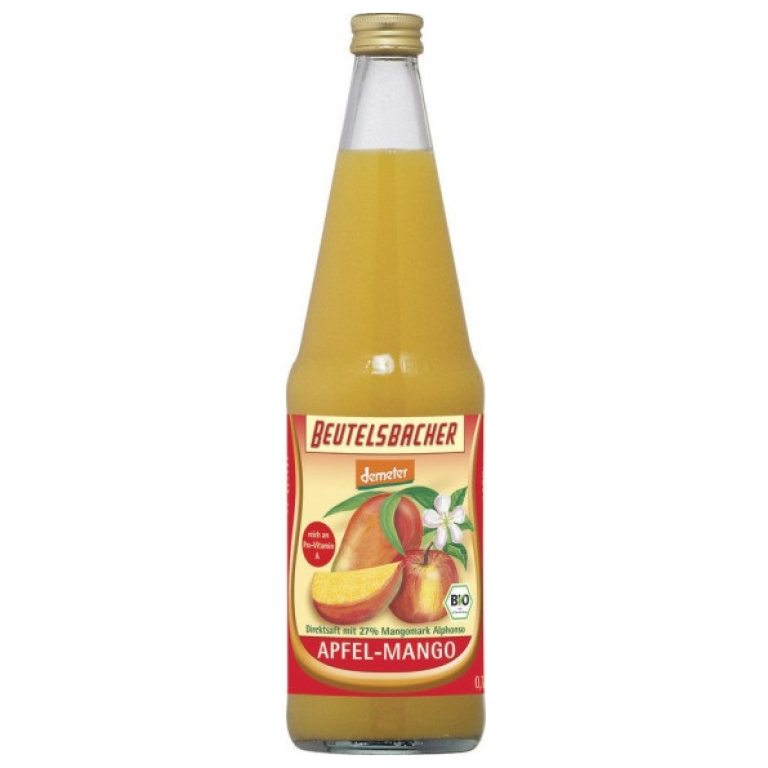 SOK JABŁKO - MANGO DEMETER BIO 750 ml - BEUTELSBACHER