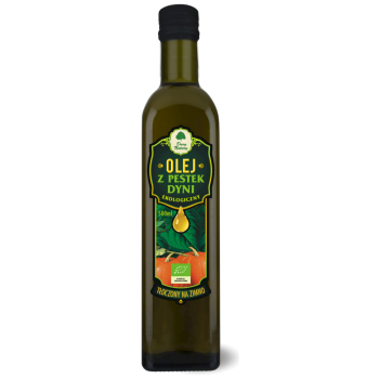 OLEJ Z PESTEK DYNI TŁOCZONY NA ZIMNO BIO 500 ml - DARY NATURY
