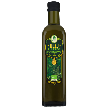 OLEJ Z NASION POKRZYWY TŁOCZONY NA ZIMNO BIO 250 ml - DARY NATURY