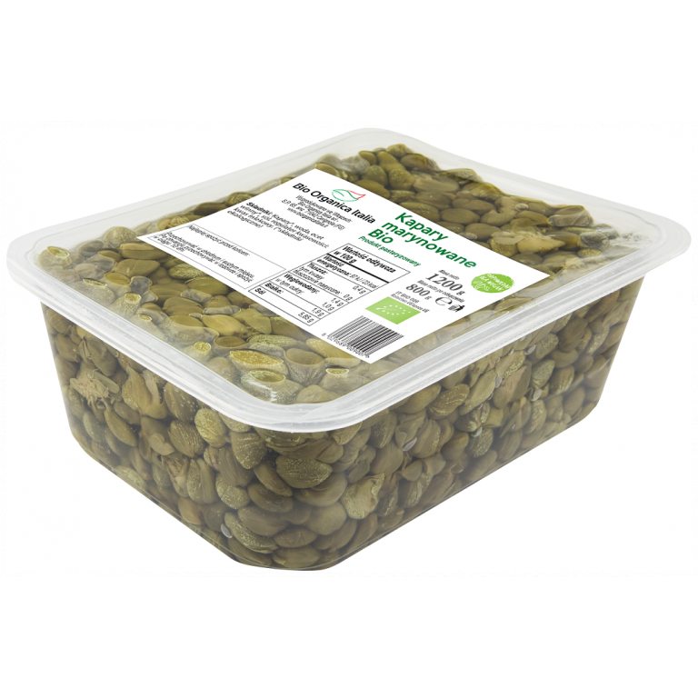 KAPARY MARYNOWANE BIO 1200 g (800 g)  - BIO ORGANICA ITALIA