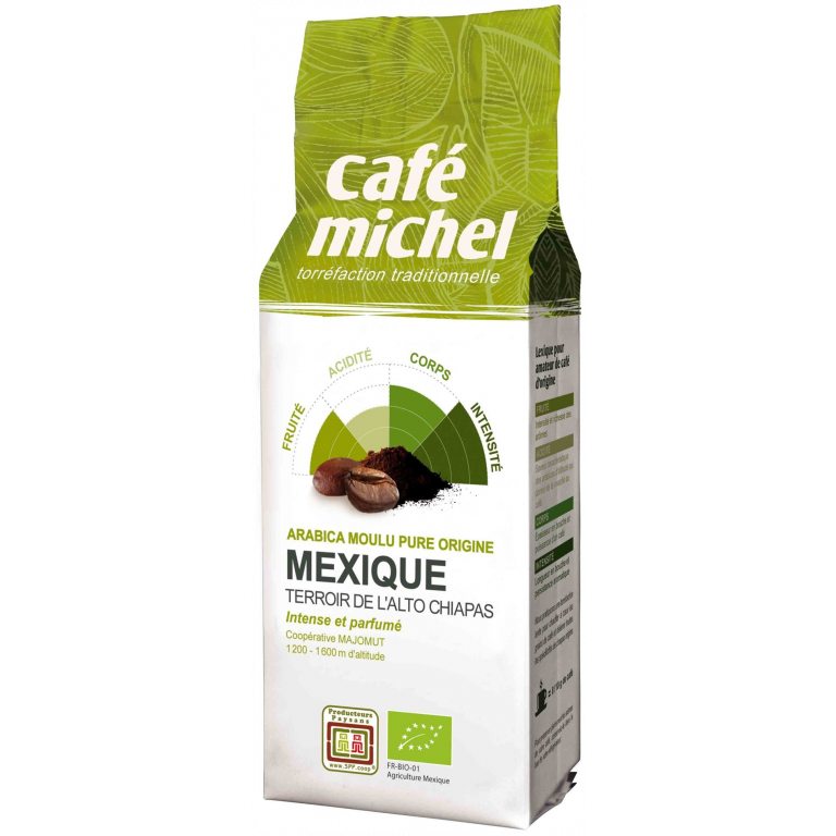 KAWA MIELONA ARABICA 100 % MEKSYK FAIR TRADE BIO 250 g - CAFE MICHEL