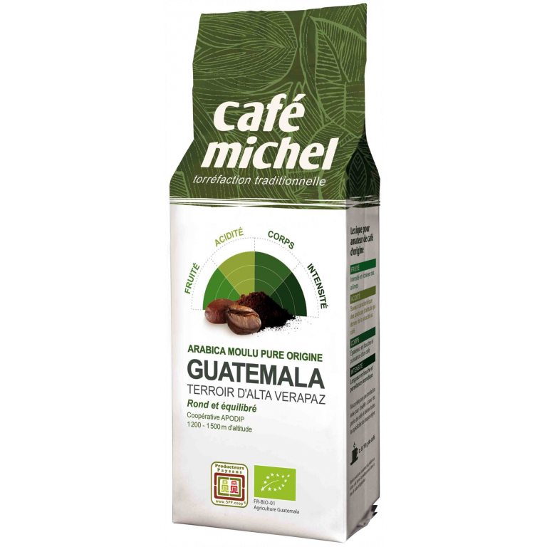 KAWA MIELONA ARABICA 100 % GWATEMALA FAIR TRADE BIO 250 g - CAFE MICHEL