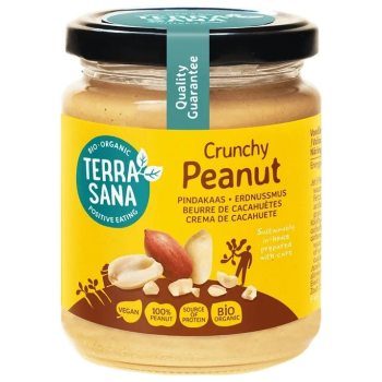 KREM Z ORZESZKÓW ZIEMNYCH PRAŻONYCH 100 % CRUNCHY BIO 250 g - TERRASANA