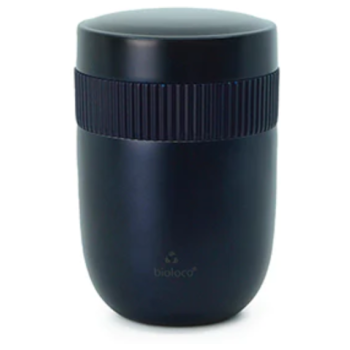 LUNCHPOT TERMICZNY DWUCZĘŚCIOWY GRANATOWY 420 ml + 200 ml - CHIC-MIC