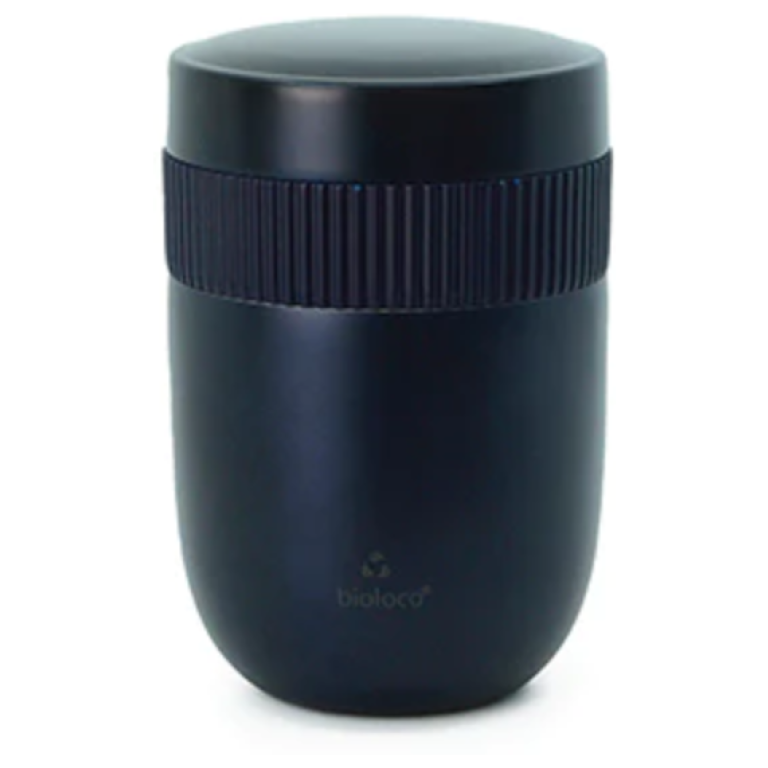 LUNCHPOT TERMICZNY DWUCZĘŚCIOWY GRANATOWY 420 ml + 200 ml - CHIC-MIC
