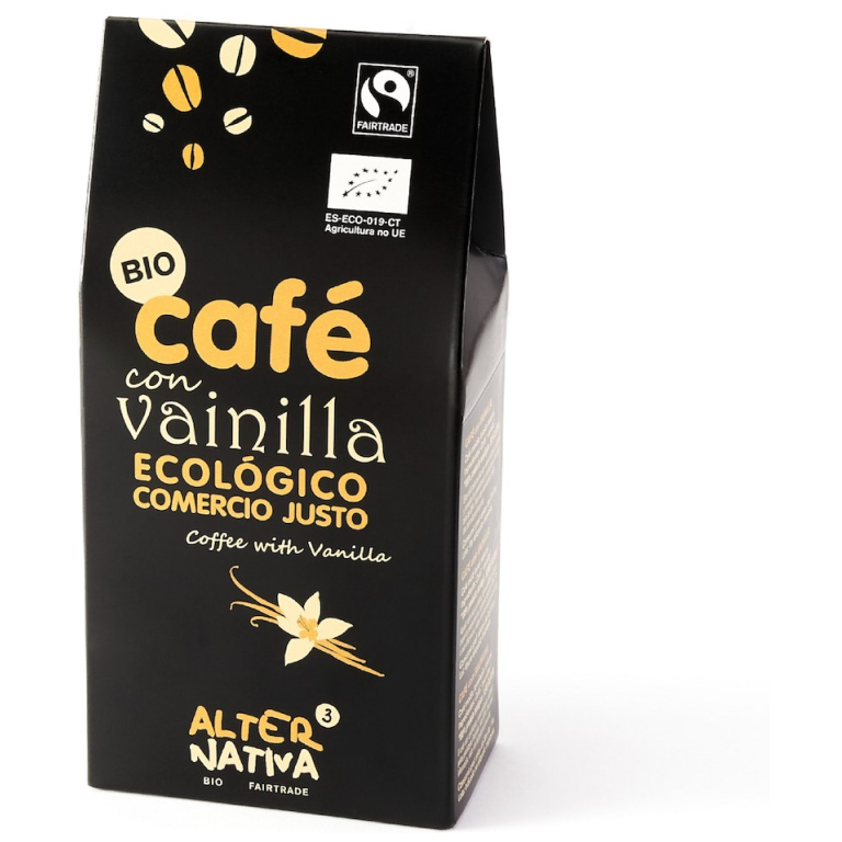 KAWA MIELONA ARABICA/ROBUSTA Z WANILIĄ FAIR TRADE BIO 125 g - ALTERNATIVA3
