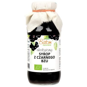 SYROP Z CZARNEGO BZU BIO 330 ml - BATOM