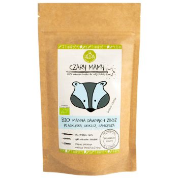 KASZKA MANNA DAWNYCH ZBÓŻ BEZ DODATKU CUKRÓW BIO 200 g - HELPA