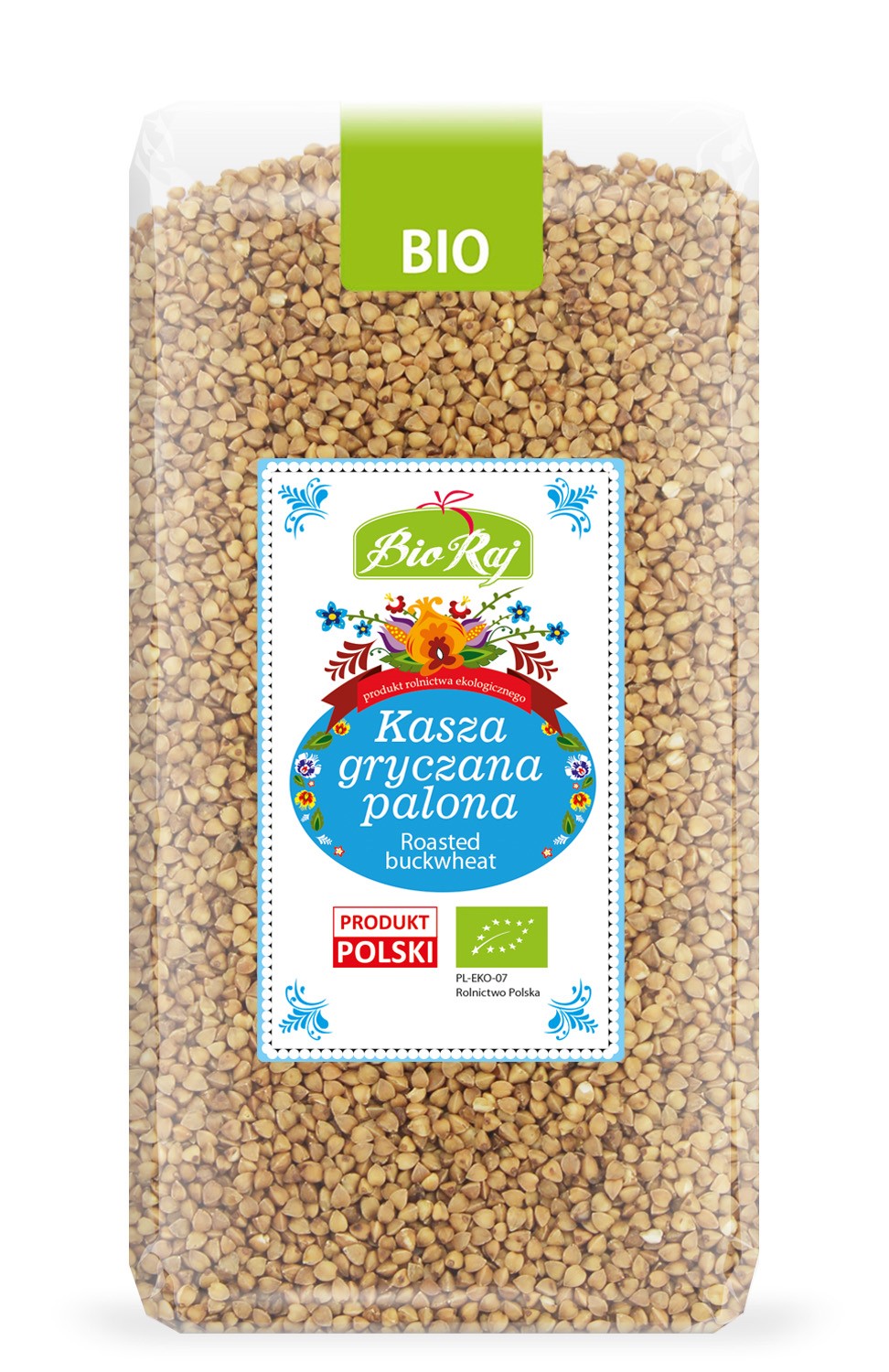 KASZA GRYCZANA PALONA BIO (POLSKA) 500 g - BIO RAJ