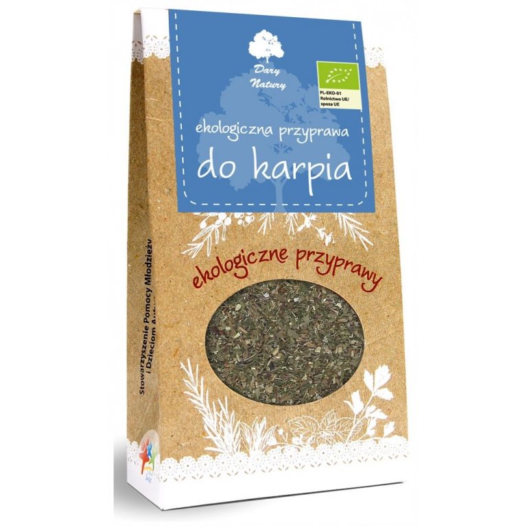 PRZYPRAWA DO KARPIA BIO 40 g - DARY NATURY (PRODUKT SEZONOWY)