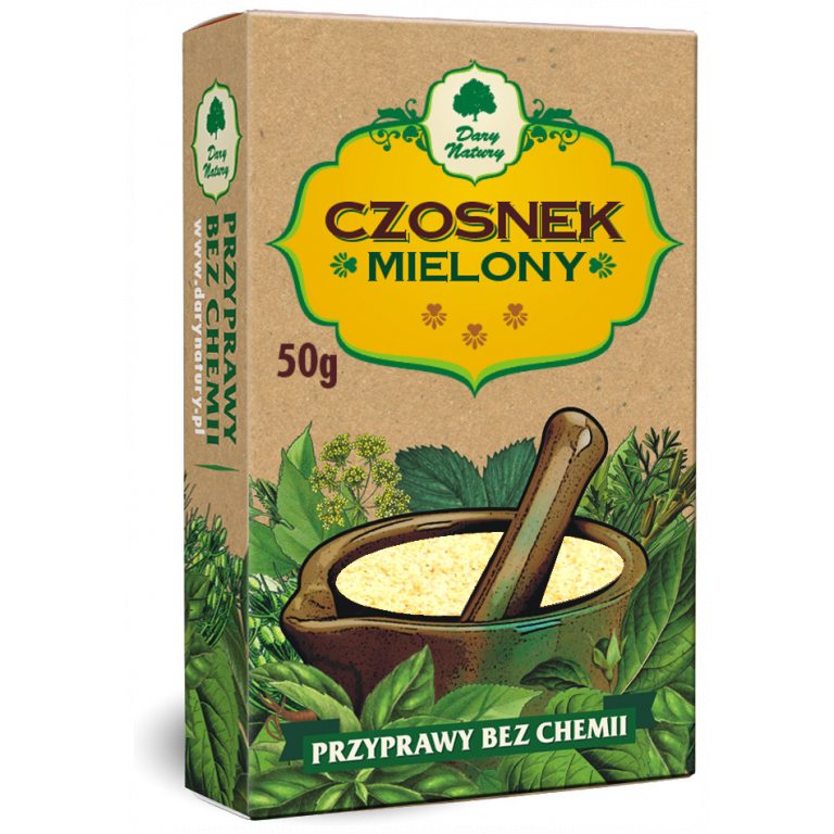 CZOSNEK MIELONY 50 g - DARY NATURY