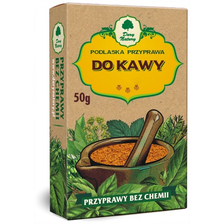 PRZYPRAWA DO KAWY BEZGLUTENOWA (PODLASKA) 50 g - DARY NATURY