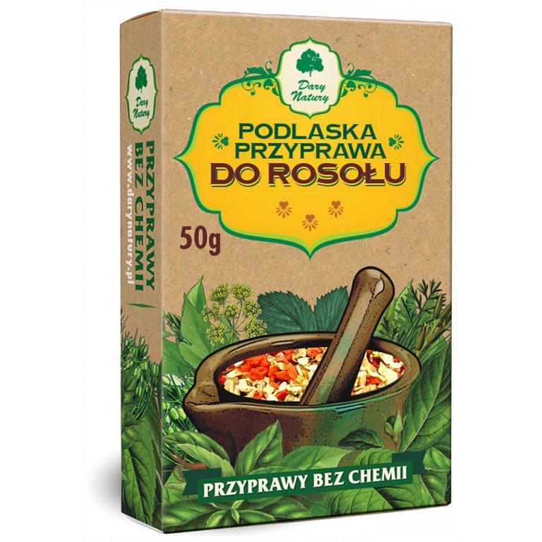 PRZYPRAWA DO ROSOŁU BEZGLUTENOWA (PODLASKA) 50 g - DARY NATURY