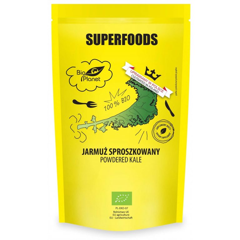 JARMUŻ SPROSZKOWANY BIO 125 g - BIO PLANET