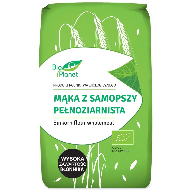 MĄKA Z SAMOPSZY PEŁNOZIARNISTA BIO 500 g - BIO PLANET