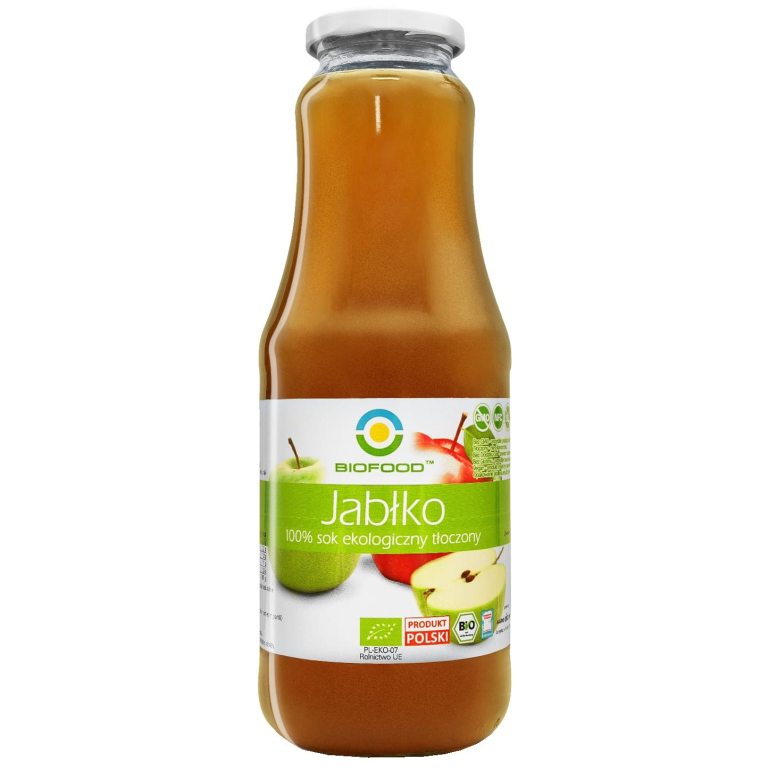 SOK JABŁKOWY NFC BEZGLUTENOWY BIO 1 L - BIOFOOD