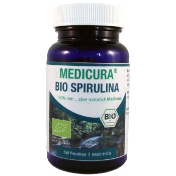 SPIRULINA BIO (400 mg) 150 TABLETEK - MEDICURA