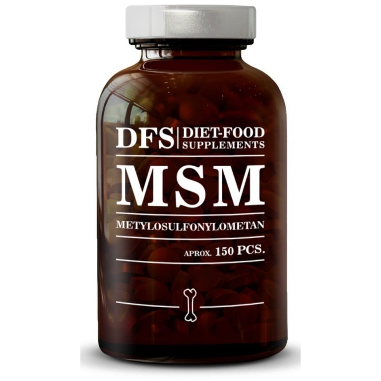 MSM SIARKA ORGANICZNA (750 mg) 150 TABLETEK - DIET-FOOD