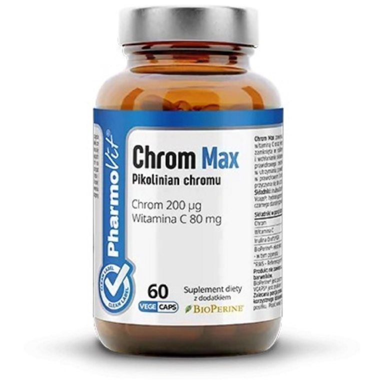 CHROM MAX BEZGLUTENOWY 60 KAPSUŁEK - PHARMOVIT (CLEAN LABEL)